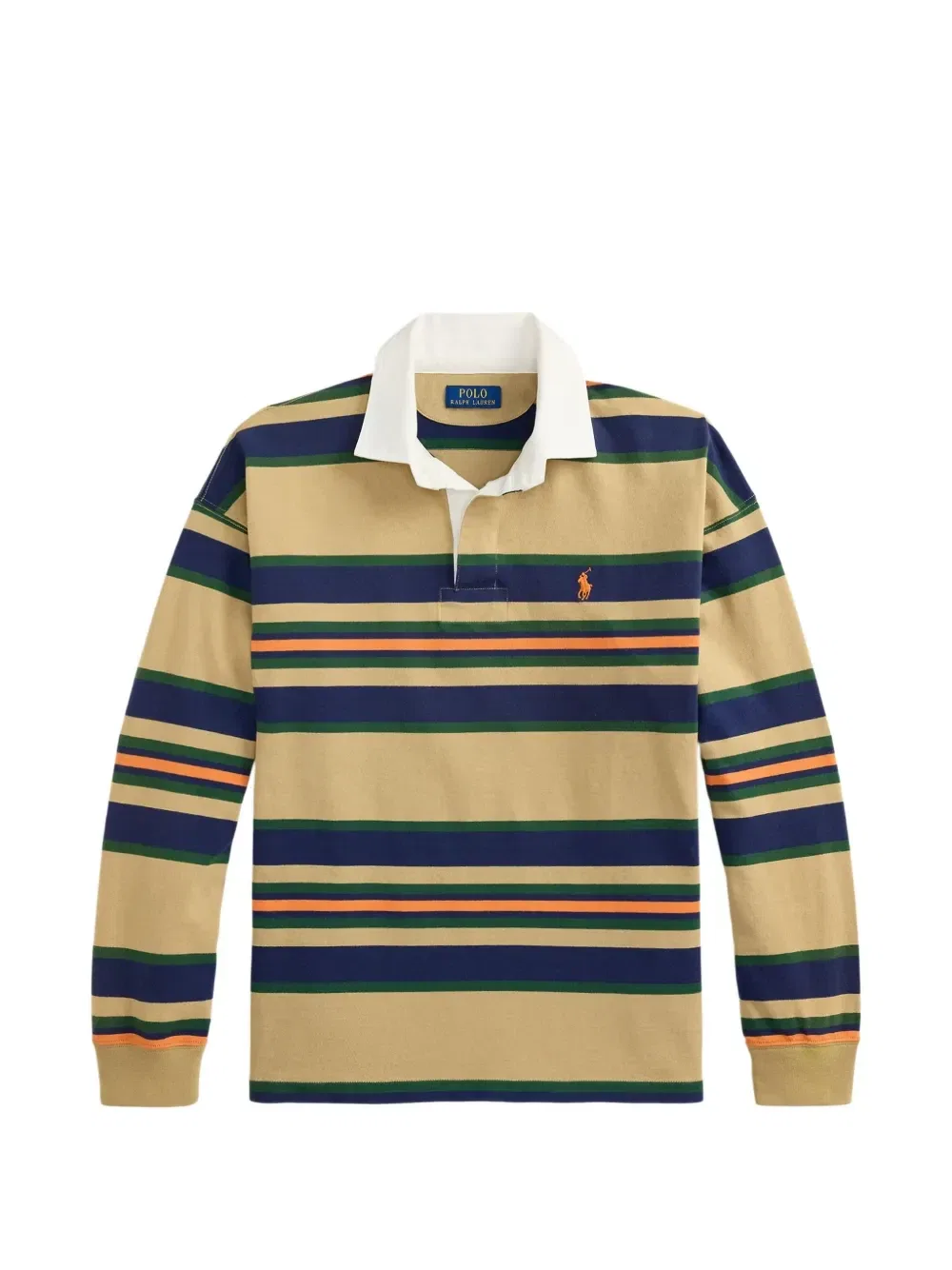 Полосатый свитер POLO RALPH LAUREN, бежевый