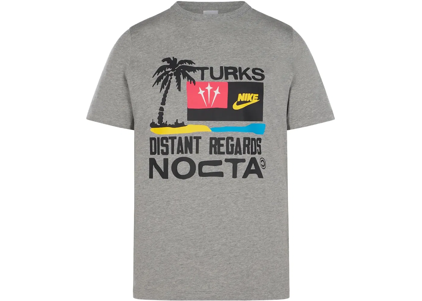 Мужская футболка с принтом Nike x NOCTA Souvenir Cactus, Grey