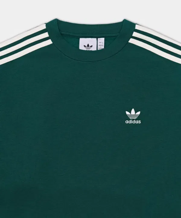 Свитшот оверсайз, Adidas, зеленый — фото 3