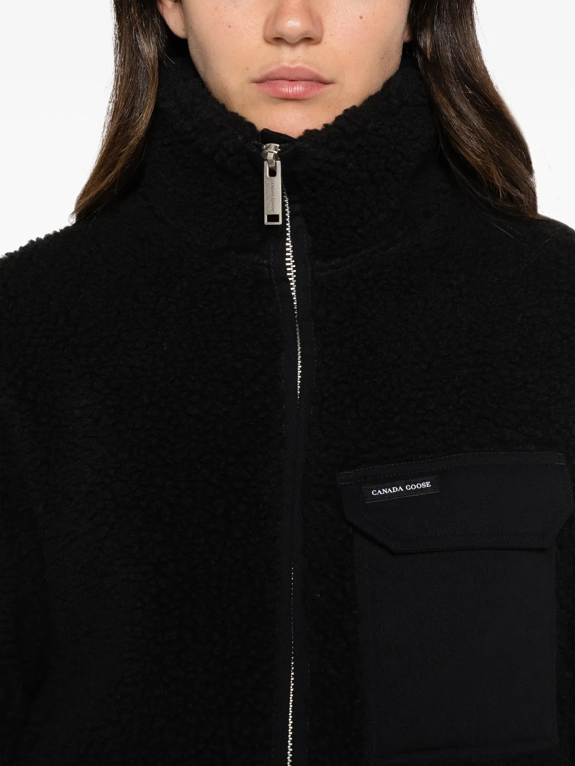 Флисовая куртка Soren черная Canada Goose, черный — фото 2