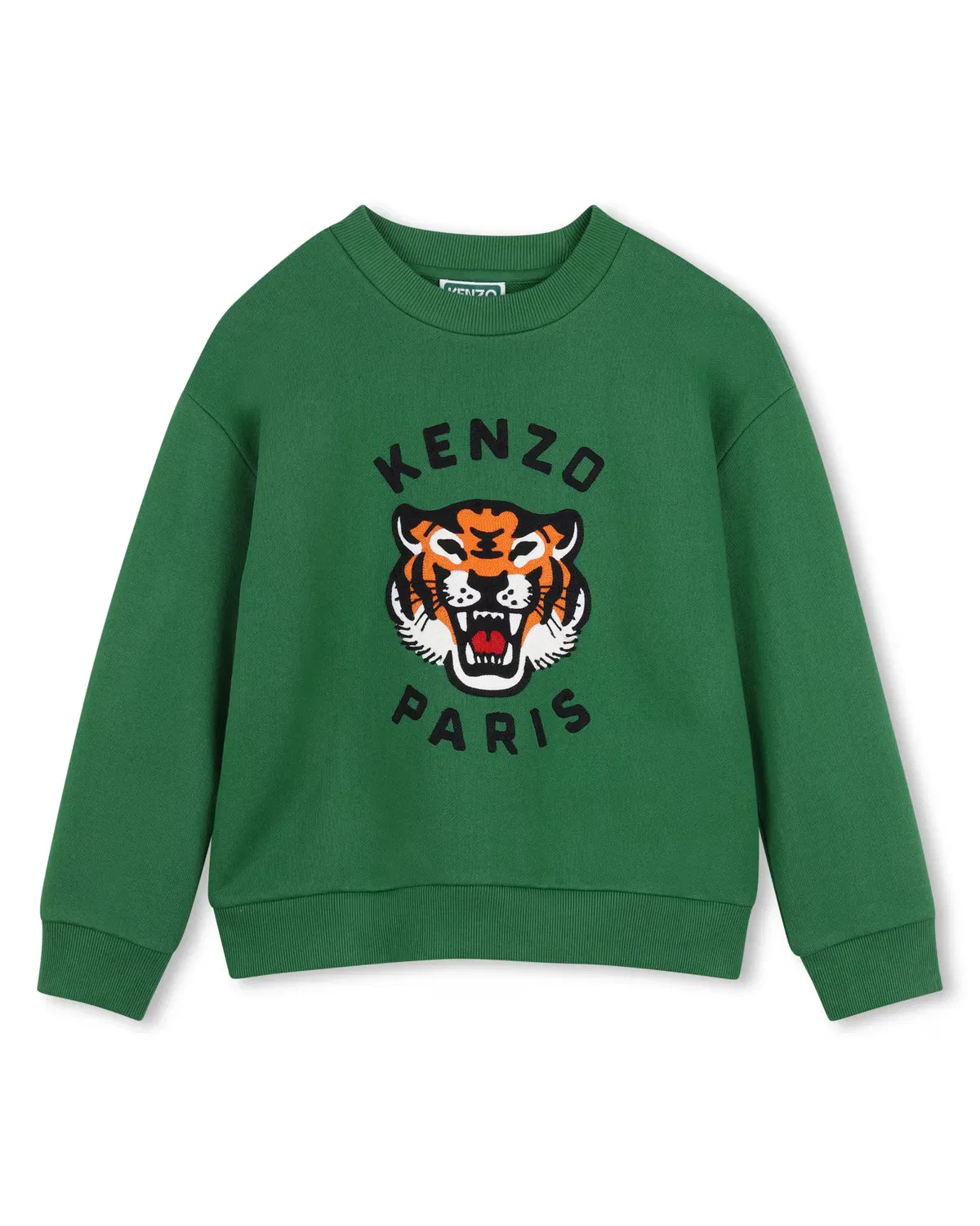 Детская худи с принтом Kenzo Kids, Kaki