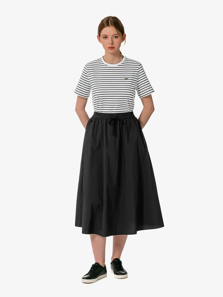 Юбка A-силуэта LACOSTE Black — фото 4