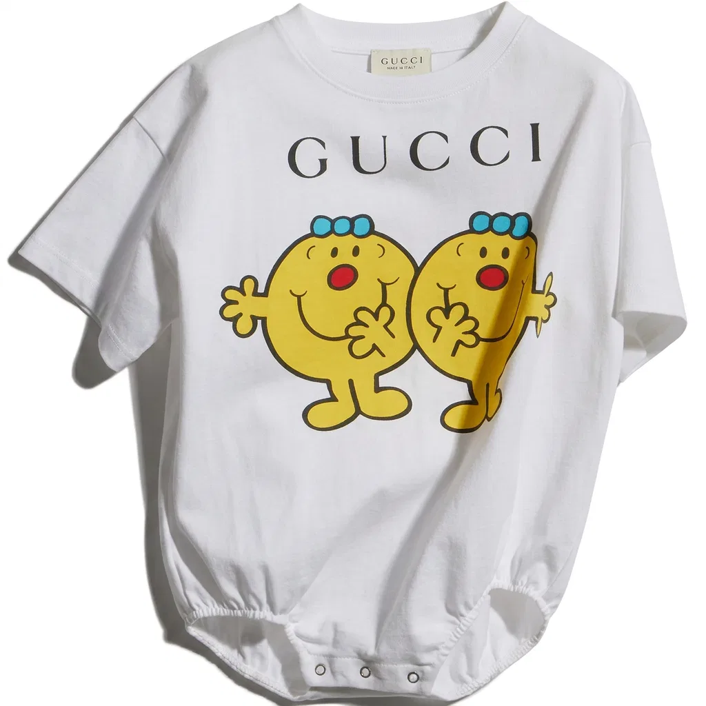 Детский комбинезон для малышей с круглым вырезом GUCCI — фото 3