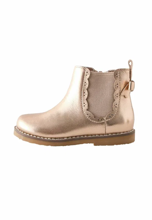 Ботинки кожаные Baby shoes Next, rose gold, розовый
