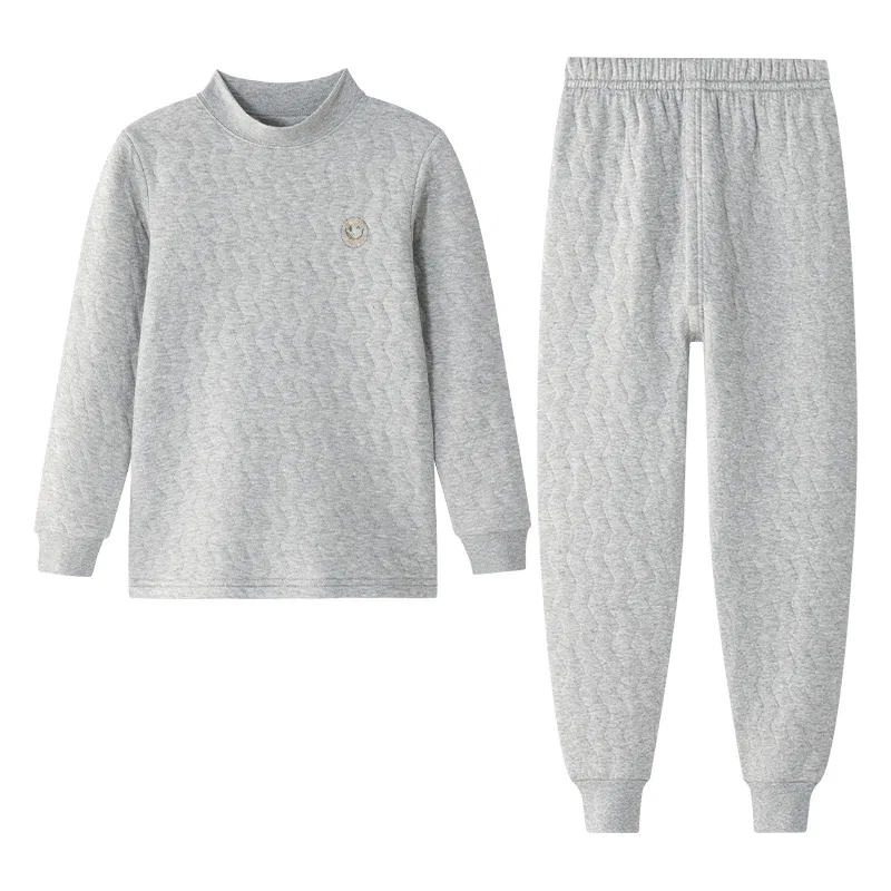Детский комплект термобелья для мальчиков Red bean, Цвет Medium Heather Gray