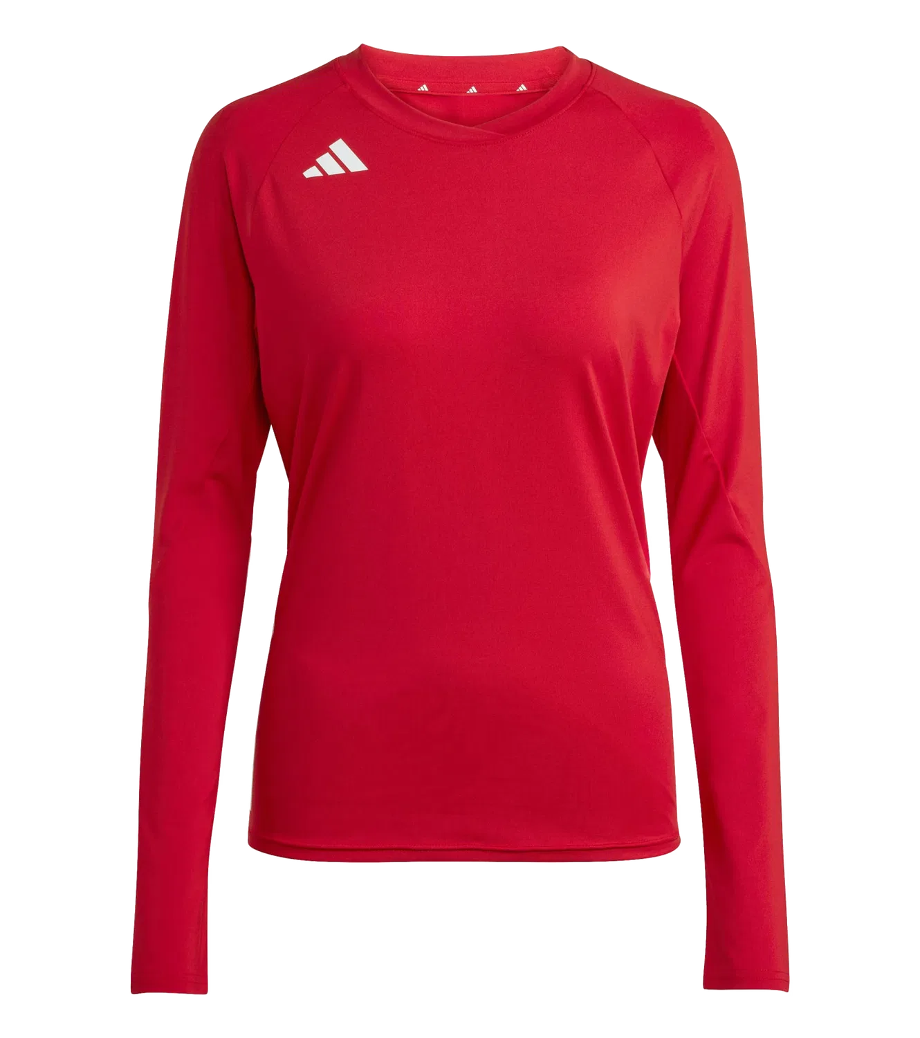 Женская длинная футболка регулярная HILO Adidas, красный