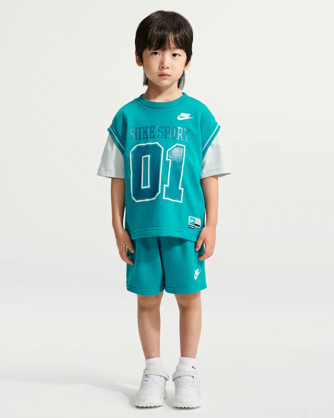 Детский спортивный комплект из двух предметов: шорты и шорты Nike Sportswear, Energy