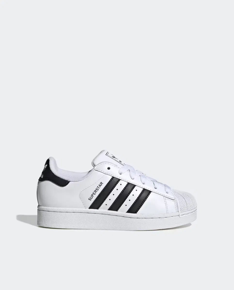Детские кроссовки для мальчиков SUPERSTAR II J adidas, Белый
