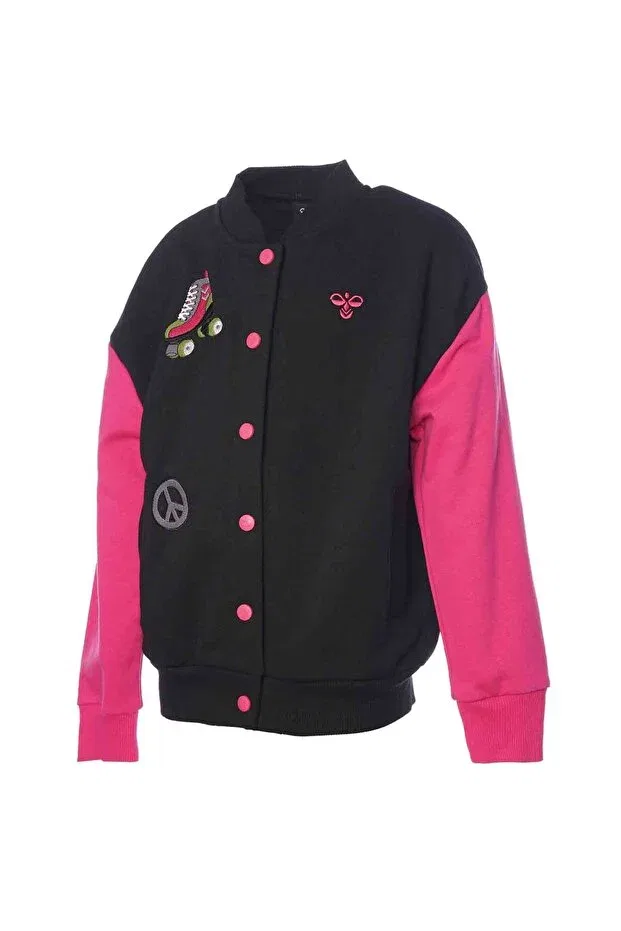 Детская молния-свитшот с длинным рукавом Hummel, Black