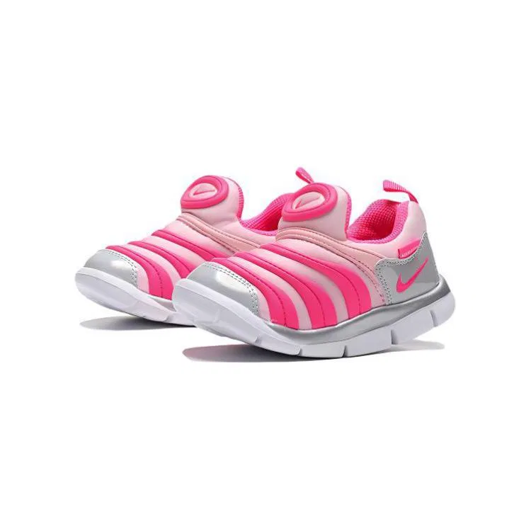Детские спортивное кеды с низким верхом Nike Dynamo Free Pink White — фото 4