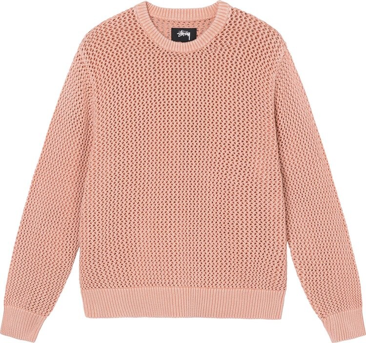 

Свитер Stussy Pigment Dyed Loose Gauge Sweater 'Peach', розовый