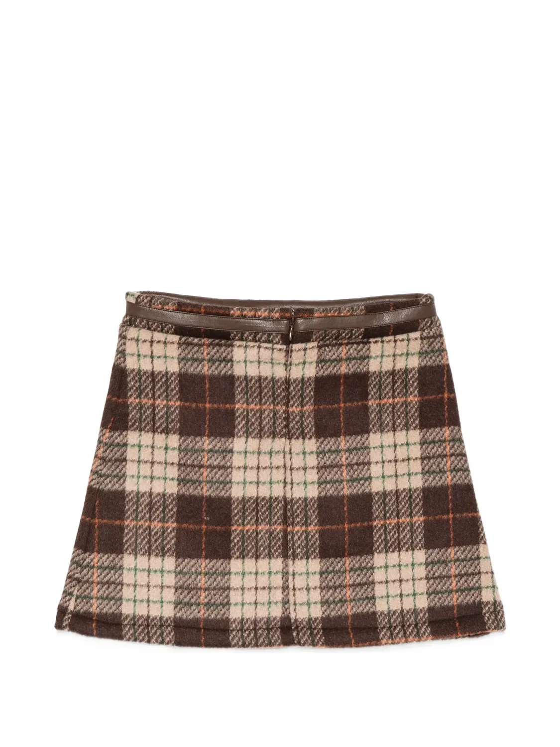 Юбка с оборками и логотипом Just Cavalli Kids, коричневый — фото 2