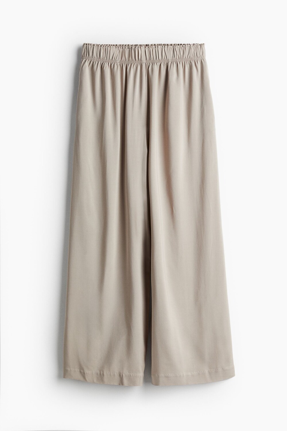 

Брюки H&M Crop Pull-on, светло-бежевый