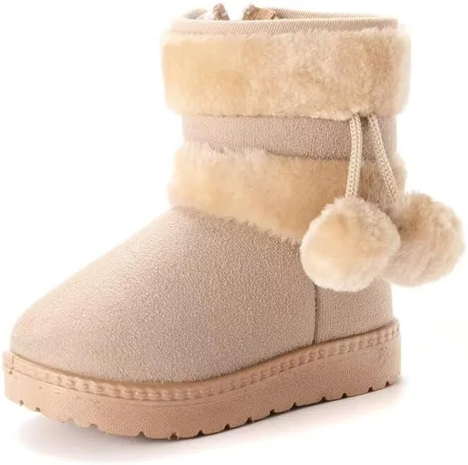 Детские зимние сапоги для девочек с бархатом Zonkacen, Khaki
