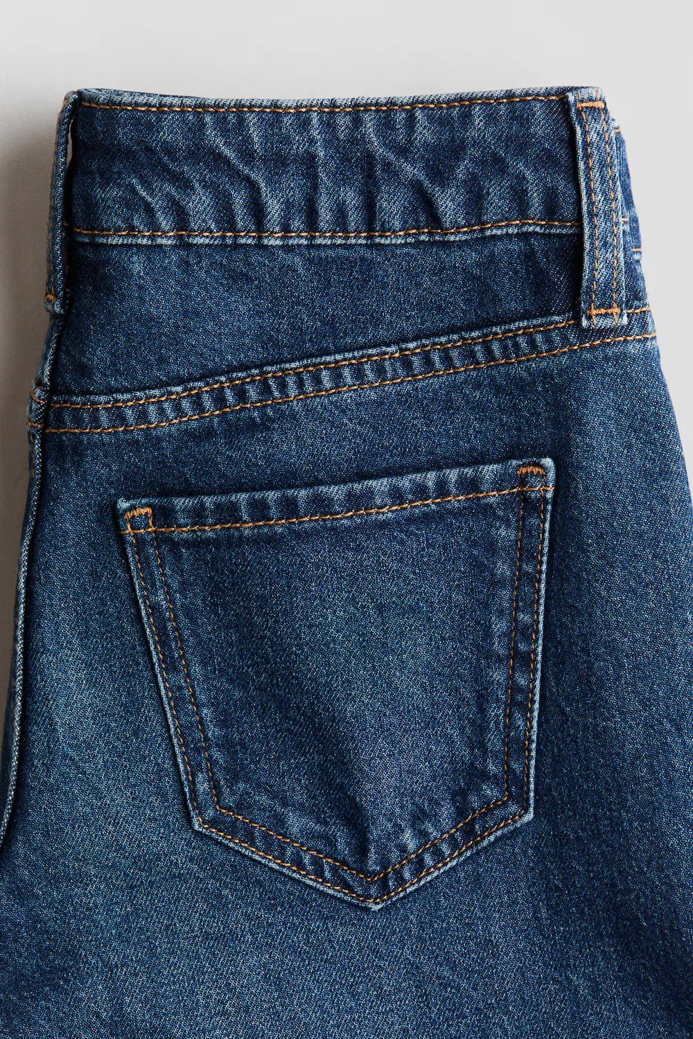 Джинсы с широкими штанинами H&M, Dunkles Denimblau — фото 4