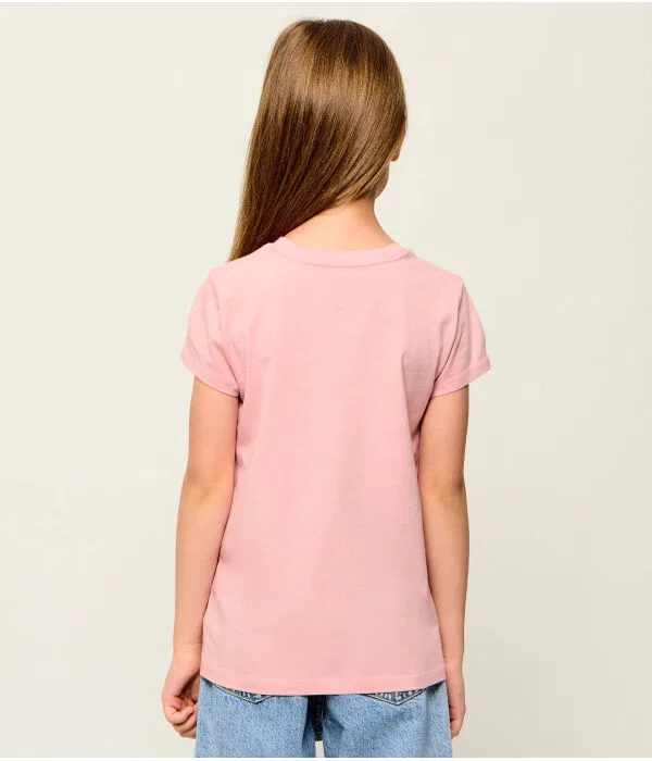 Детская футболка для девочек хлопковая Regular Fit T-Shirt Polo Ralph Lauren, Rosa — фото 3