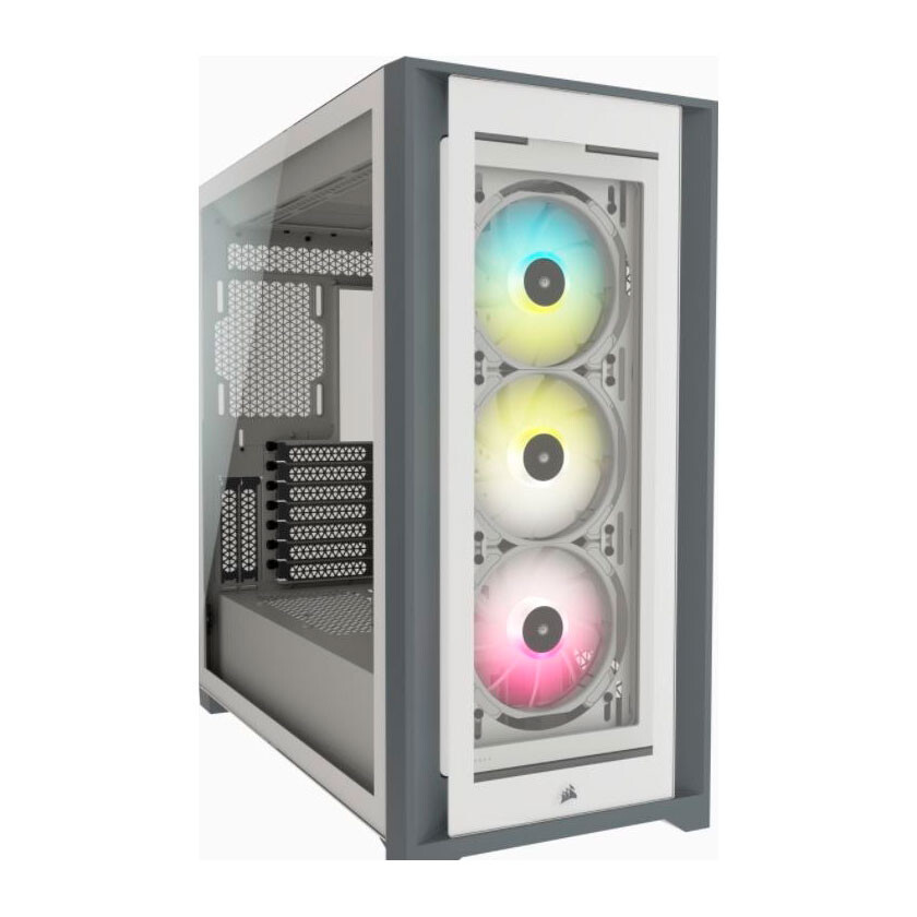 

Корпус Corsair iCUE 5000X RGB, Mid-Tower, ATX, белый , CC-9011213-CN