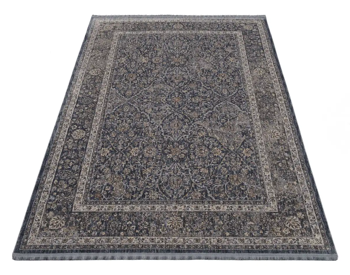 

OCI THE CARPET BRAND "SOLIST TABI" ковер, прямоугольный, гостиная OCI Die Teppichmarke 65х130 см, синий