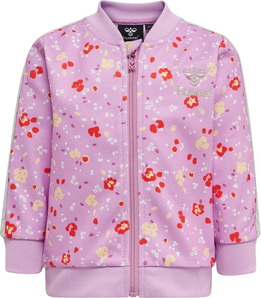 Тренировочная куртка детская на молнии Nica Zip Jacket Hummel, фиолетовый