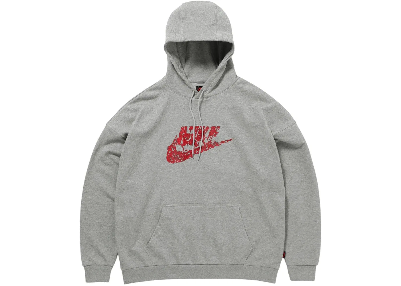 Мужская худи с длинным рукавом Nike x Stranger Things NRG Club Hoodie Nike, Dark Grey Heather/Light Smoke Grey