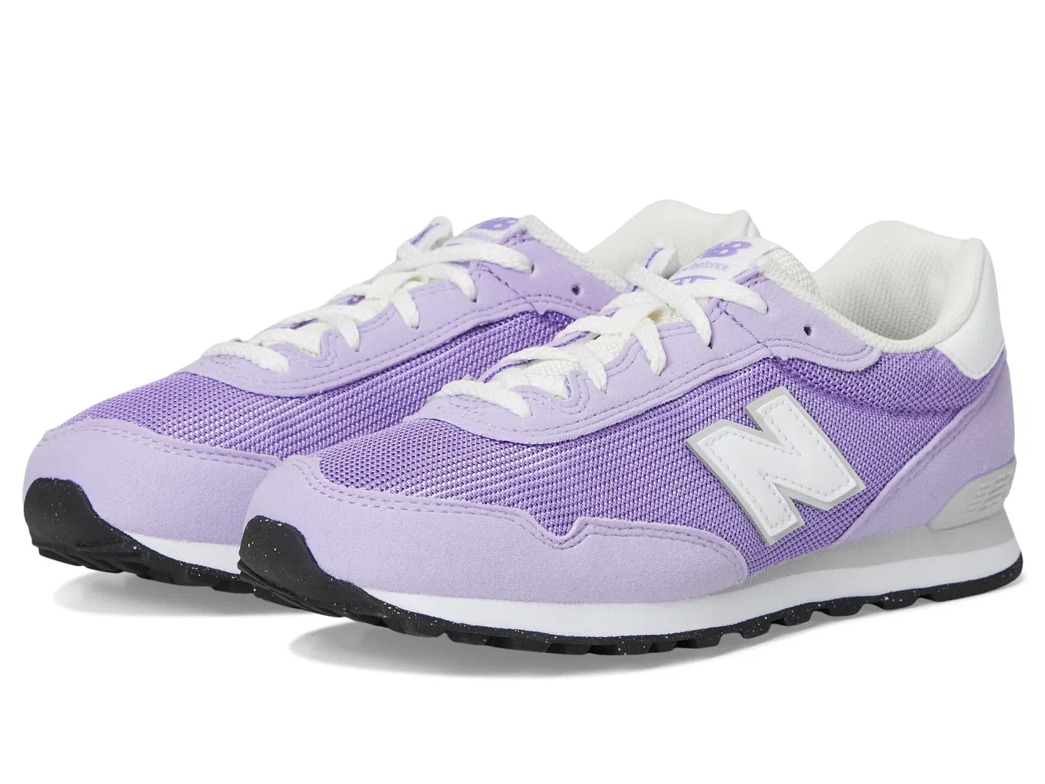 Детские кроссовки для девочек на липучке New Balance 515, Lilla Glo