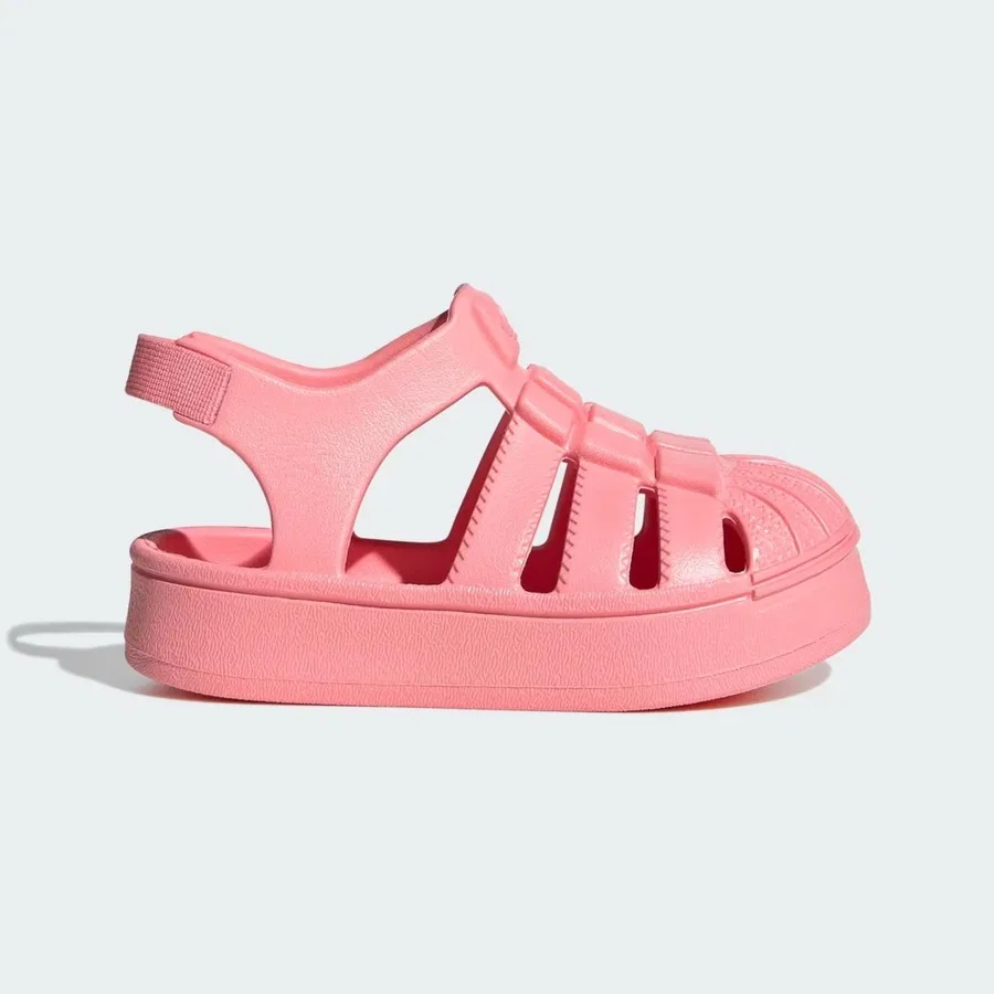 Сандалии с ремешком Superstar Sandals Kids adidas, Розовый