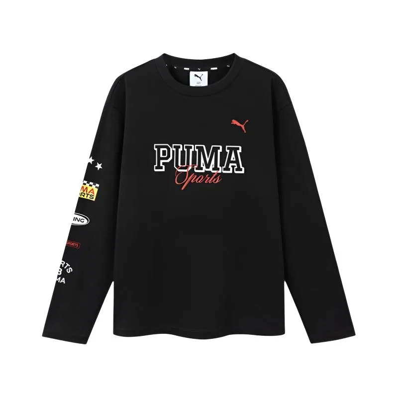 Детская футболка хлопковая PUMA, Black 90001