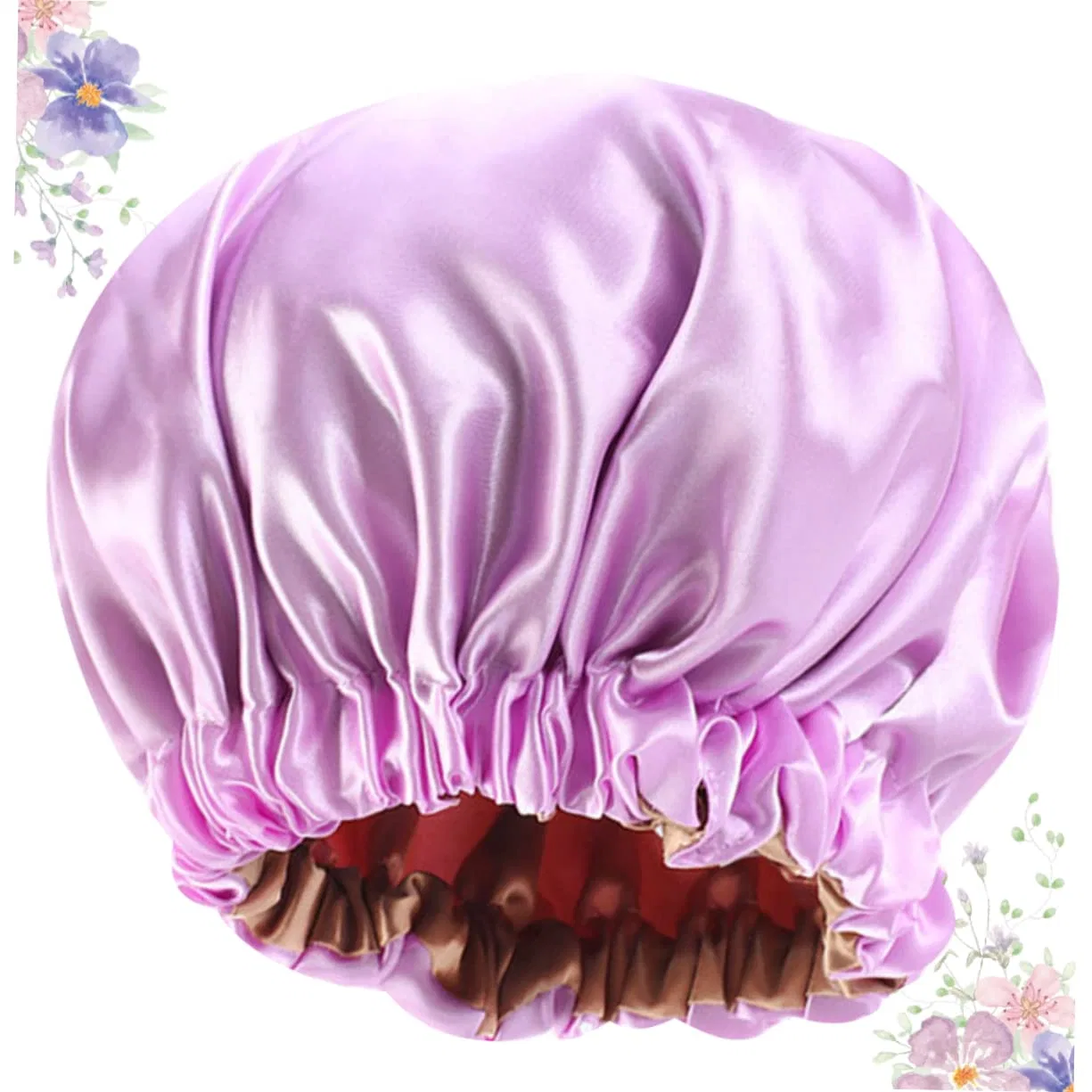 Набор для сна из 2 шт, шелковистый, MUSISALY, 38x38 см, Light Purple — фото 3