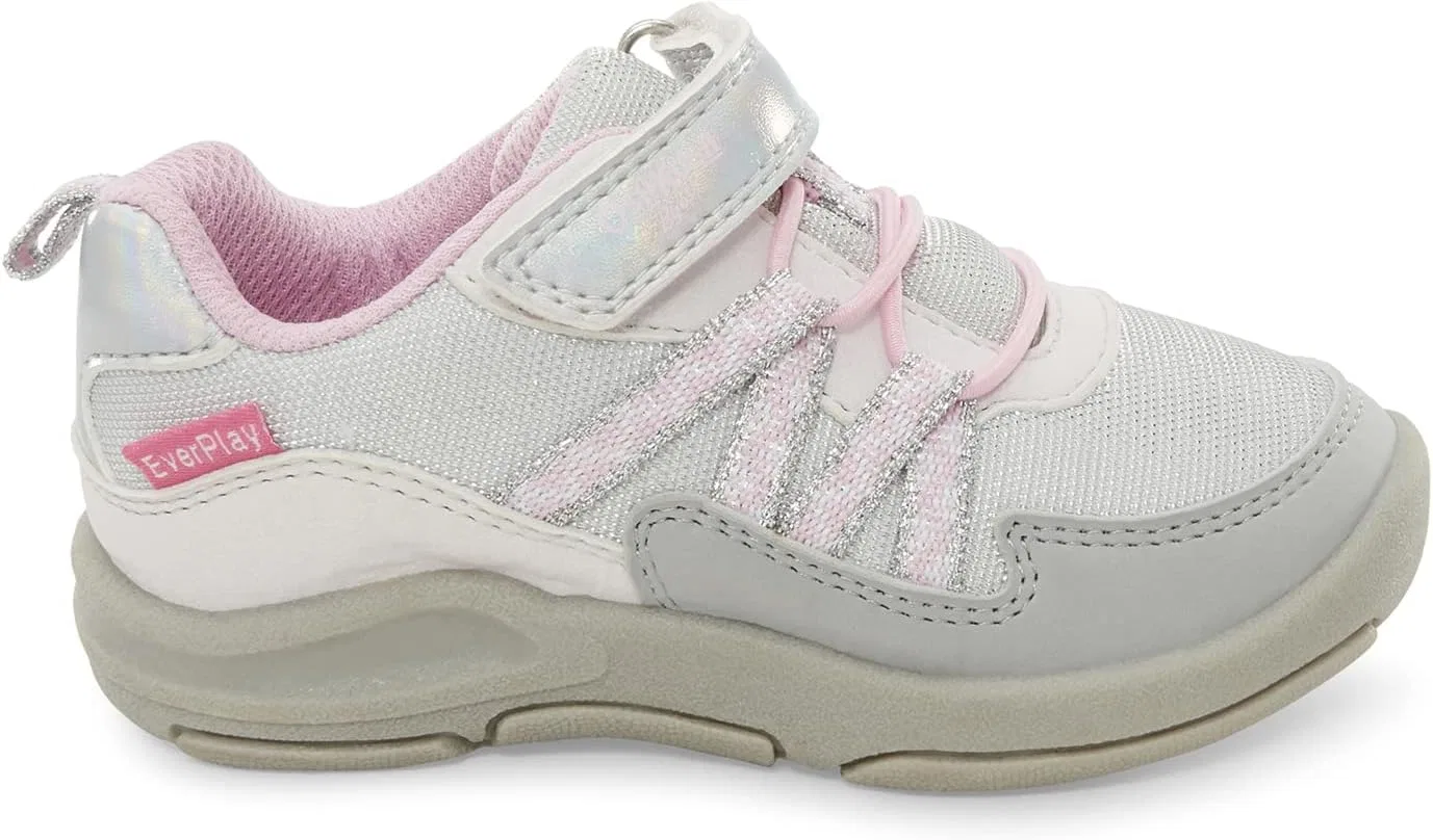 Детские кроссовки для девочек Sevvy Sneaker OSHKOSH B'GOSH, Silver — фото 2