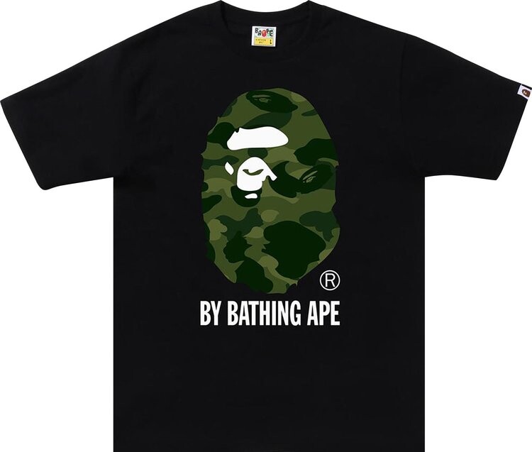 

Футболка BAPE Color Camo By Bathing Ape Tee 'Black/Green', черный