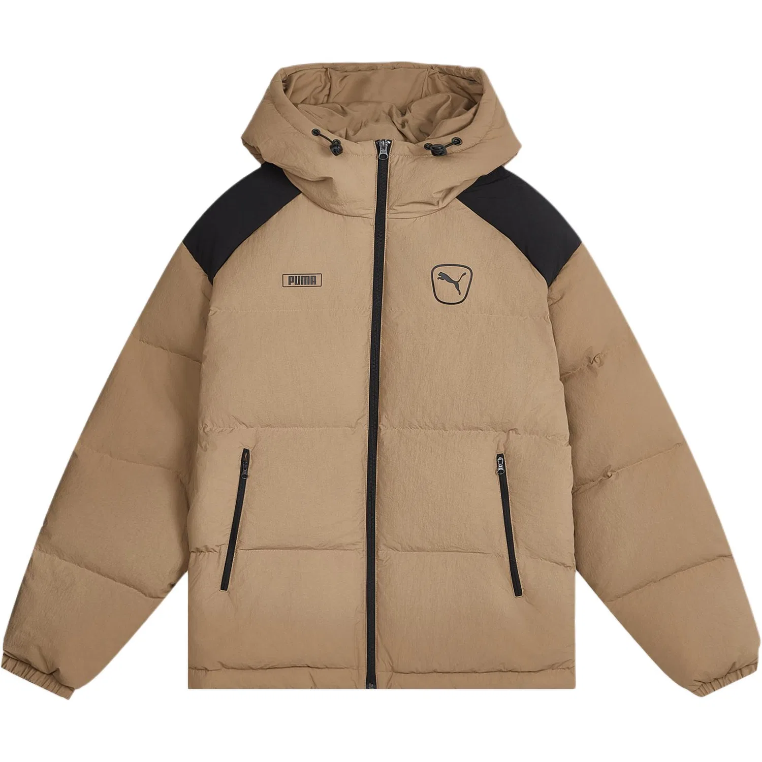 Детский пуховик с капюшоном Brown PUMA
