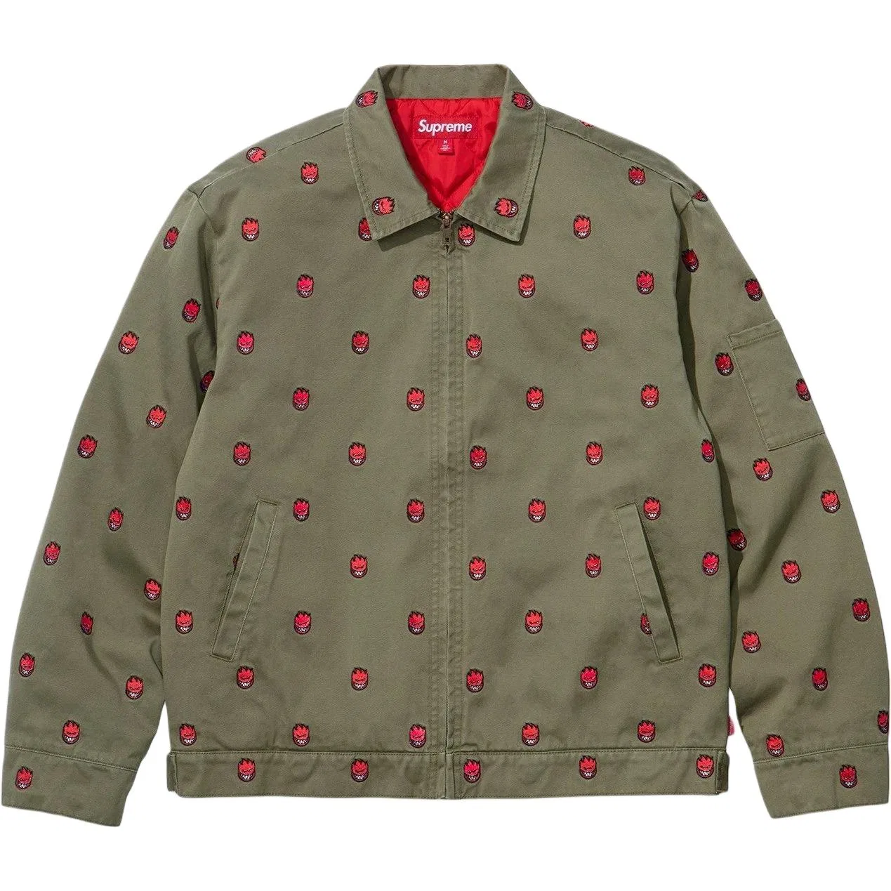 Куртка Lapel Moderate Straight Fit, Supreme, Green