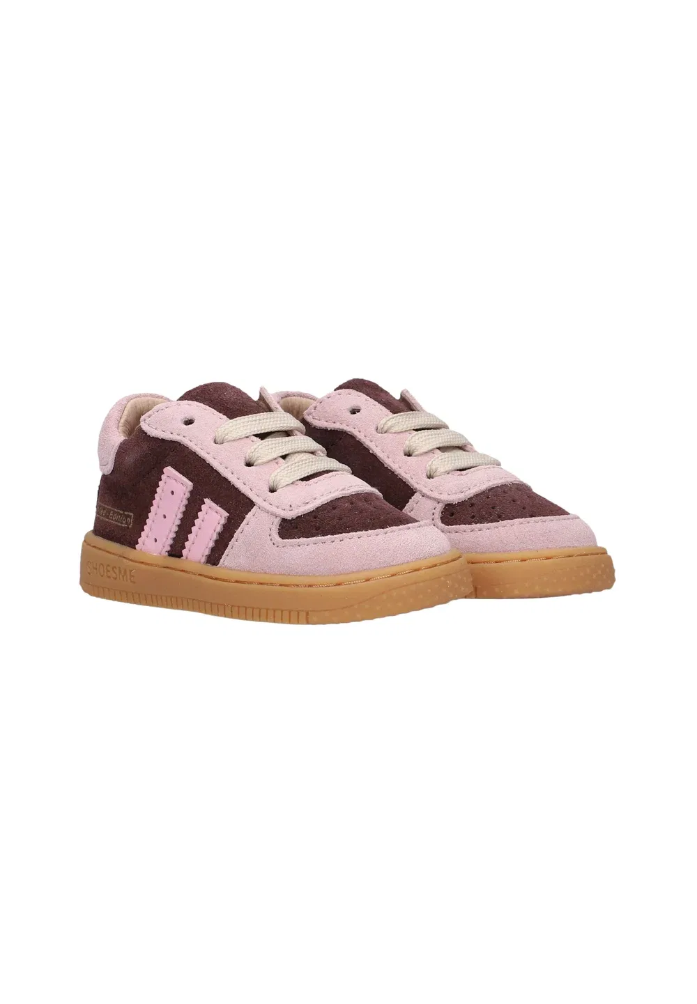Кроссовки Meisjes lage bn26w002. - детская обувь Shoesme, Pink Brown — фото 2