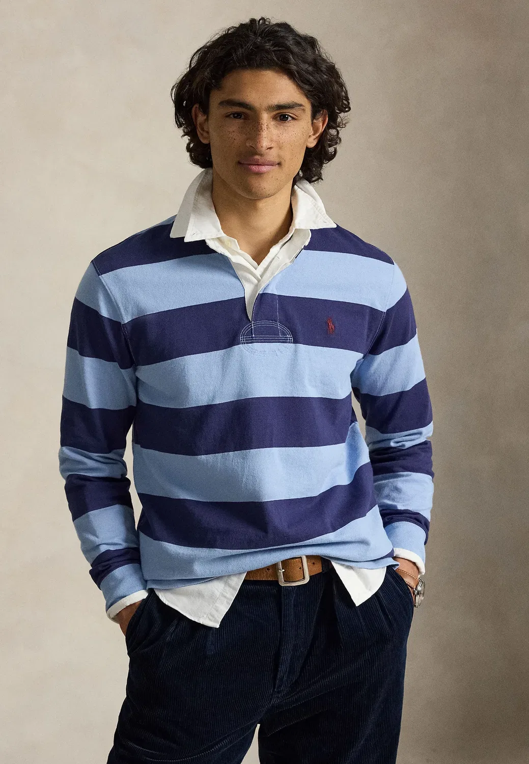 Знаменитая регбийная рубашка-поло Polo Ralph Lauren, Blue