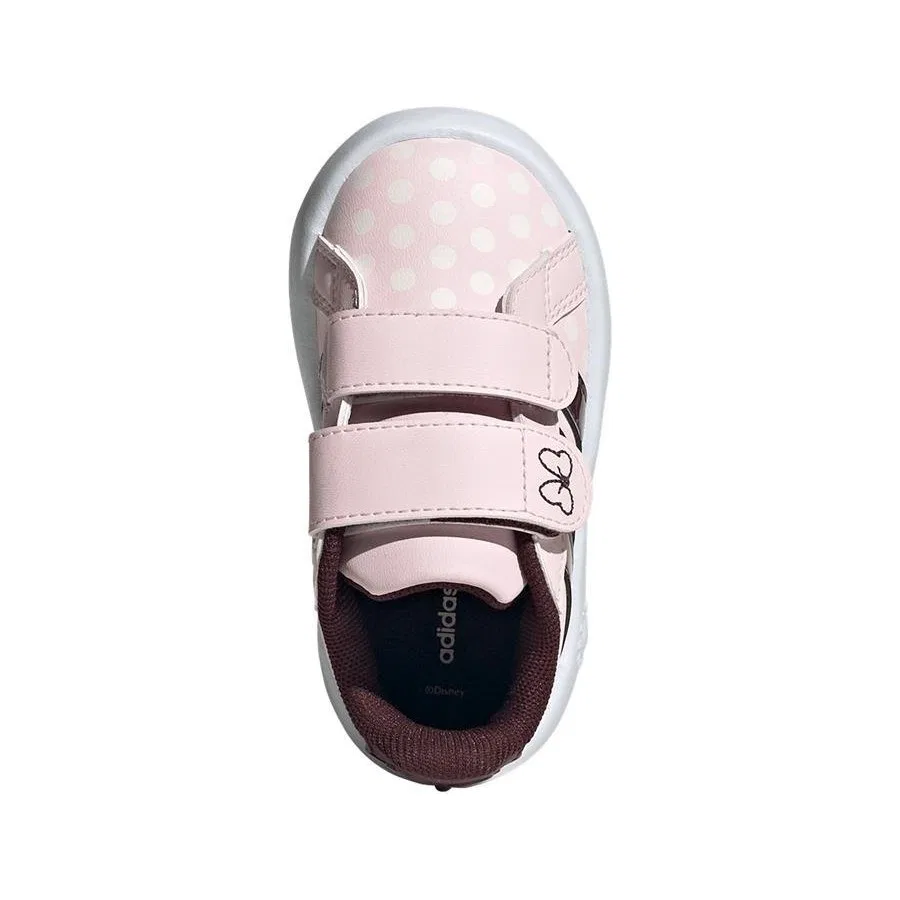 Детские спортивные кроссовки Grand Court Minnie adidas, Розовый — фото 2
