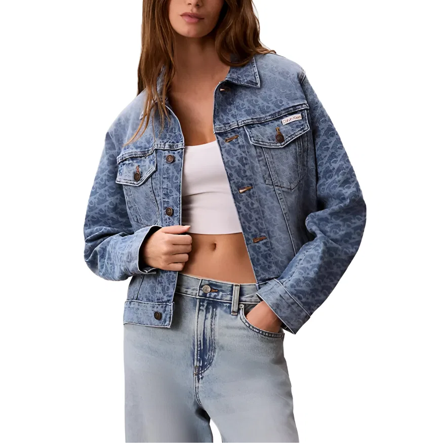 Женская джинсовая куртка Calvin Klein, Blue