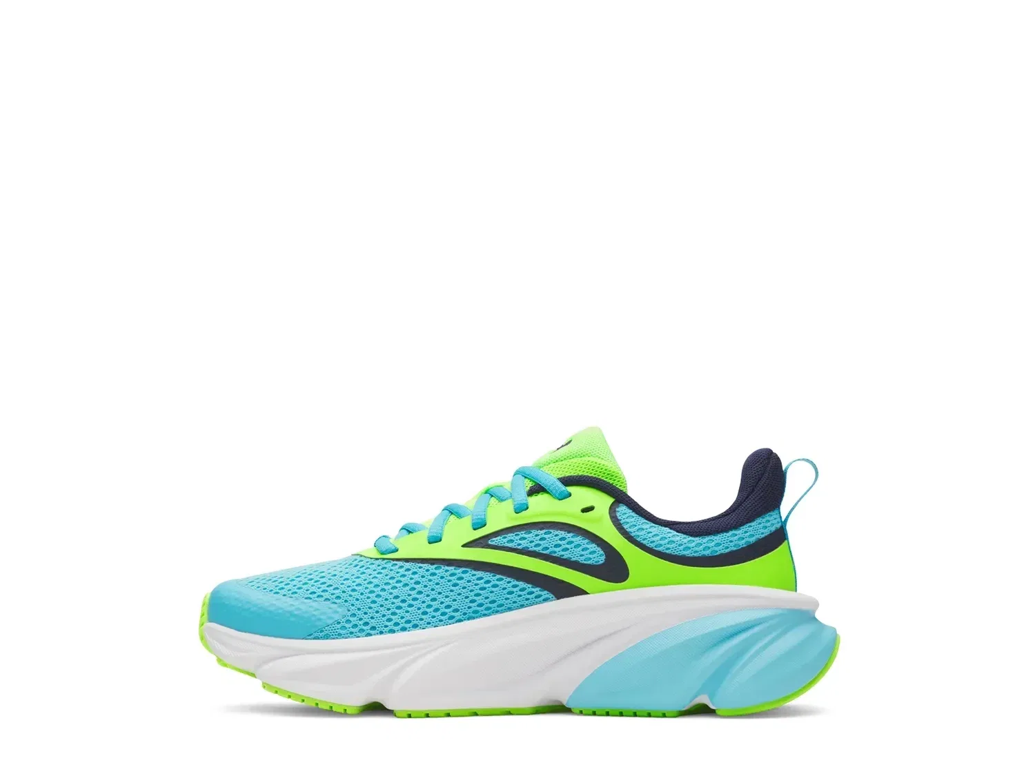 Кроссовки детские Rogue 6 Under Armour, сине-зеленые — фото 2