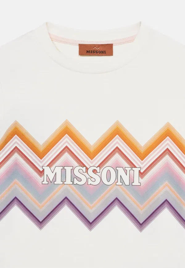 Футболка с принтом Missoni, слоновая кость — фото 4