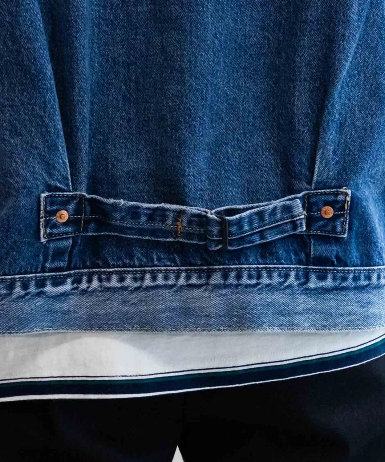 Мужская джинсовая куртка-тракер с принтом Dancing Queen Levi's, Indigo Blue — фото 3
