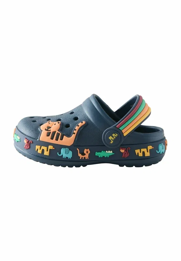 Босоножки синтетические Regular fit - clogs Next темно-синий Safari