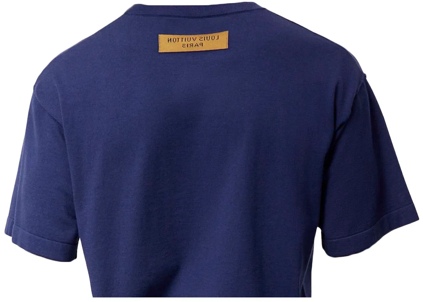 Мужской свитшот с принтом Short-Sleeved Crewneck Louis Vuitton, Indigo — фото 2