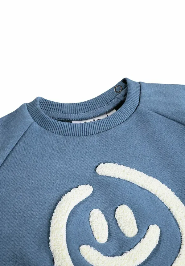 Свитшот с Smiley Molo Disc unisex, twilight blue, синий — фото 3