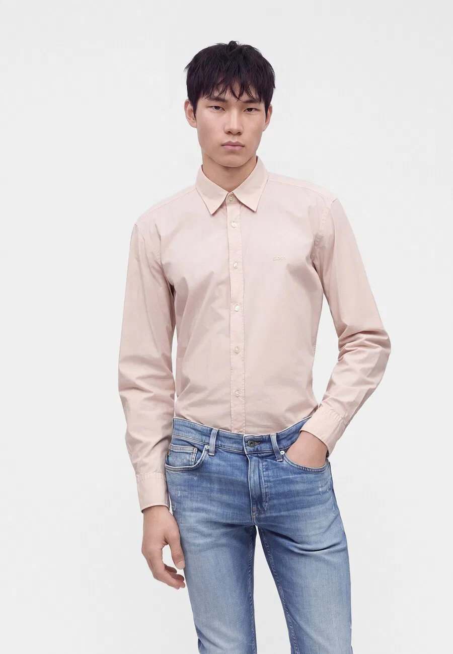 Джинсы BOSS Slim fit синего цвета — фото 4