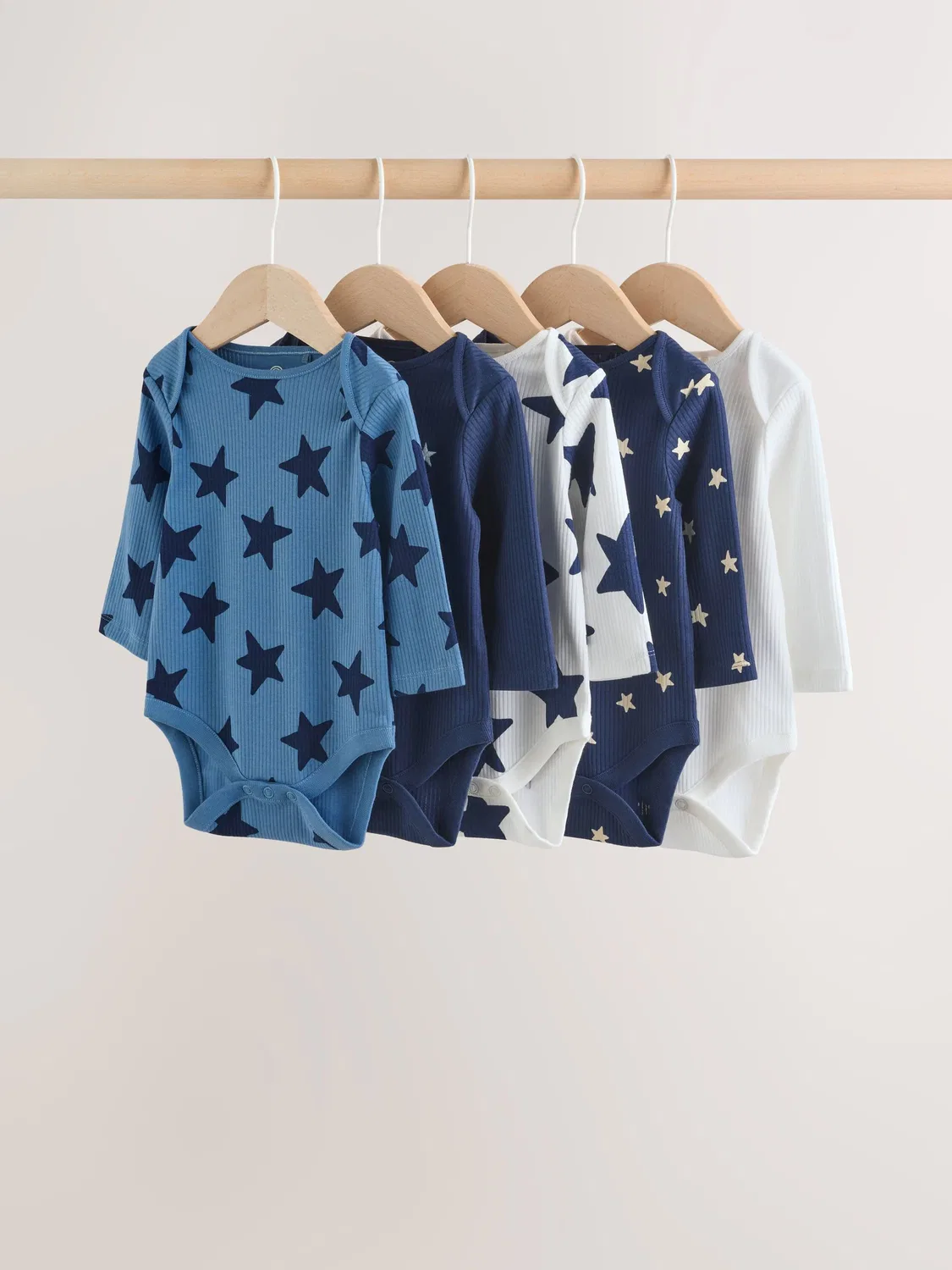 Боди с длинным рукавом 5 шт, Navy Star Next, Navy Star