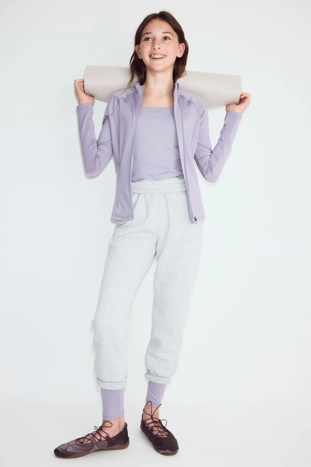 Спортивная куртка с технологией Drymove H&M, Mattes Flieder — фото 4