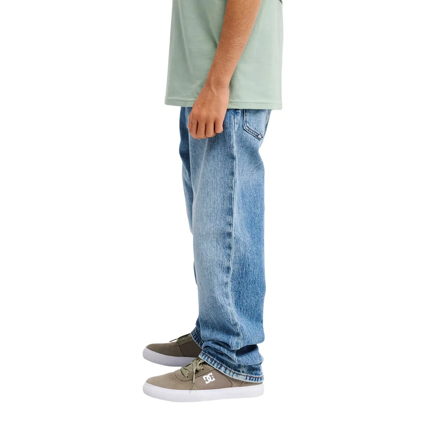 Детские джинсы для мальчиков свободного кроя Quiksilver Regular Denim, Azul — фото 3