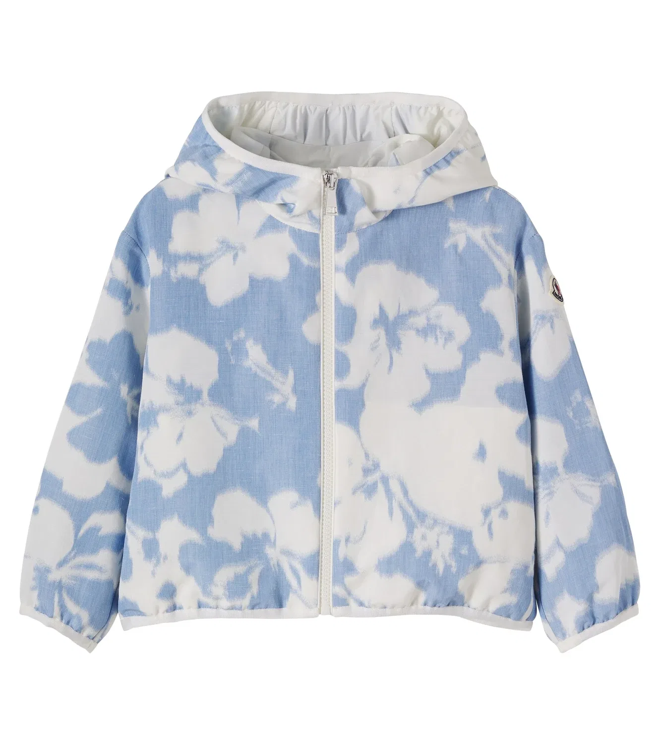 Легкая куртка с капюшоном Agnesine Moncler Enfant, синий