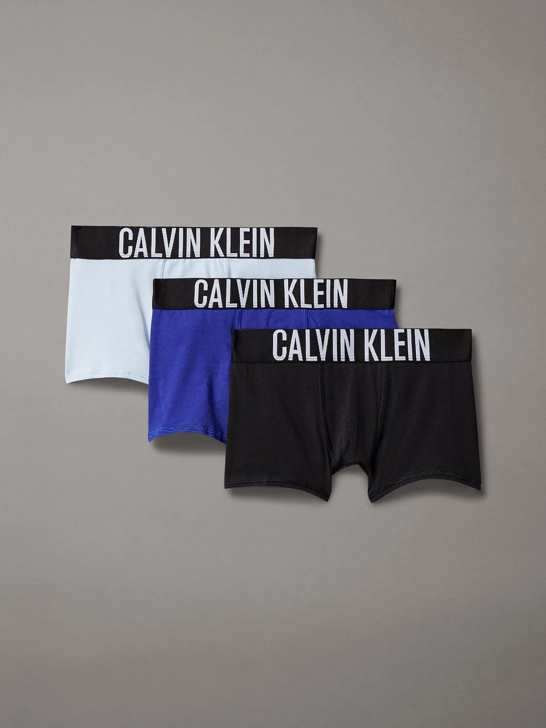 Трусы Calvin Klein Black Ground Intense Power, 3 шт, черные