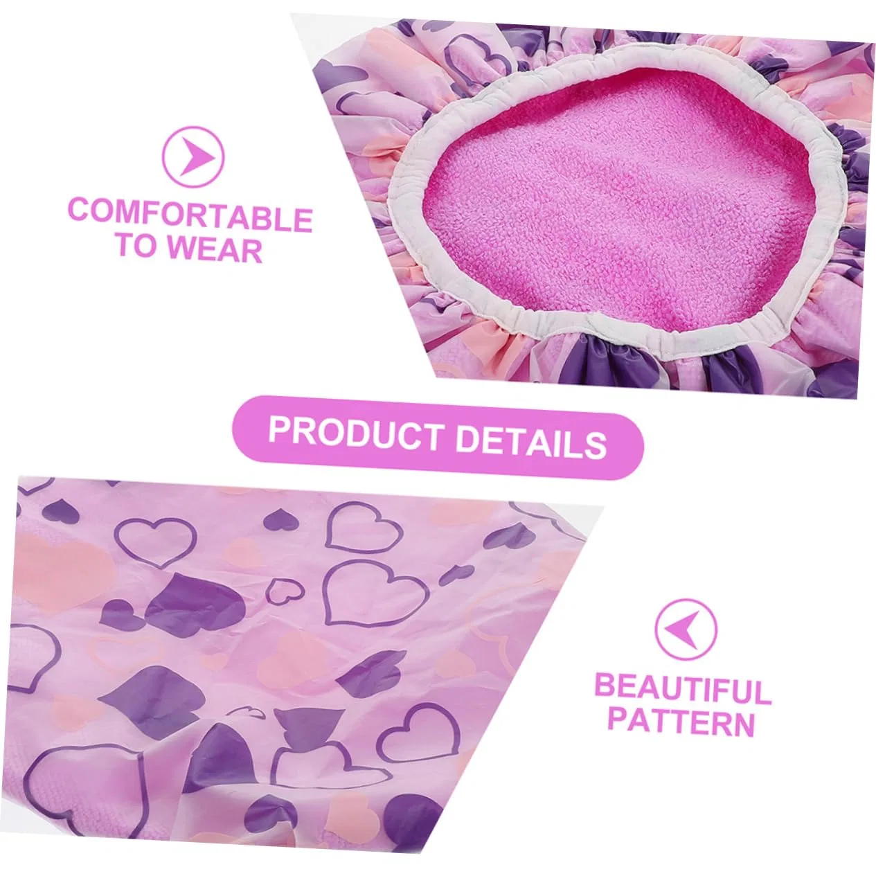 Шапочка для душа 2-Pack, Minkissy, Violet — фото 3