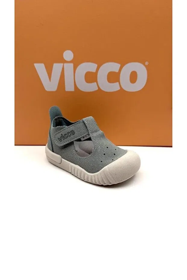 Детские ортопедические туфли на липучке Loro ii first step daily orthopedic shoes Vicco, Blue — фото 2